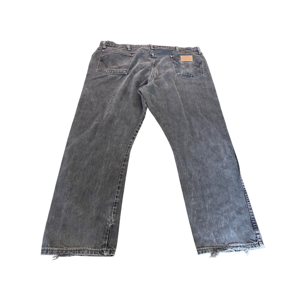 Wrangler 13MWZWK Cowboy Cut Jeans Black Mens 42x30 US Fabric Made in Mexico Y2K - Picture 2 of 11